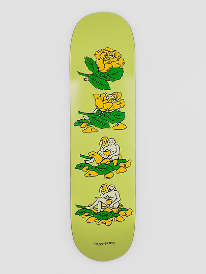 Pass Port Try Hard Series Lover 8.0" Skateboard Deck vihreä