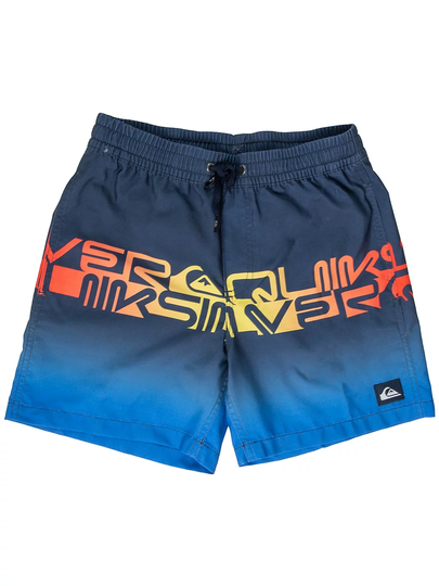 Quiksilver Wordblock Volley Boardshorts sininen