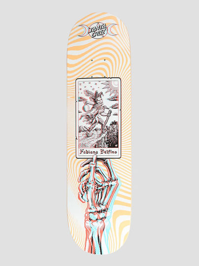 Santa Cruz Delfino Tarot Anaglyph Pro 8.25" Skeittilaudan dekki kuviotu