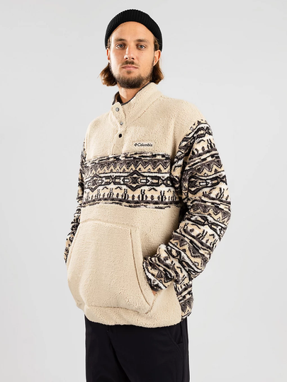 Columbia Rugged Ridge Sherpa Half Snap Sweater valkoinen