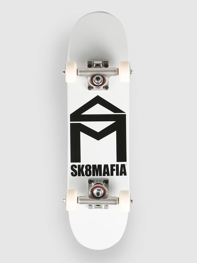 SK8 Mafia House Logo Micro 6" Complete valkoinen