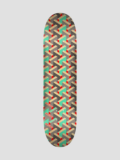 Mini Logo Patterns Maze ML243 K20 8.25" Skateboard Deck kuviotu
