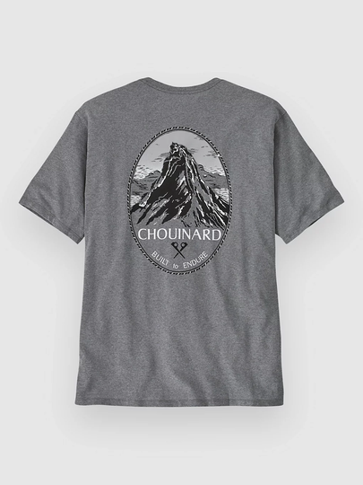Patagonia Chouinard Crest Pocket Responsibili T-paita harmaa