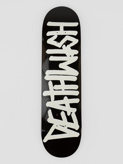 Deathwish Deathspray Glow 8.0" Skateboard Deck musta