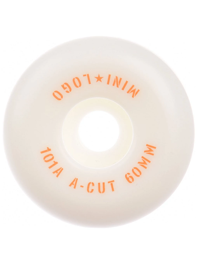 Mini Logo A-Cut #3 101A 60mm Wheels valkoinen