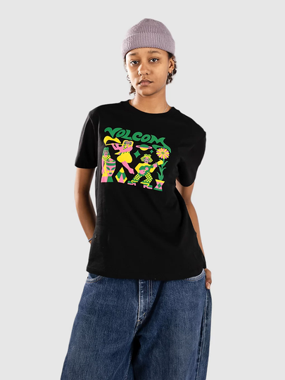 Volcom Radical Daze Up T-Paita musta