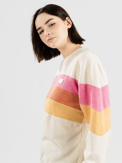 Rip Curl Heat Wave Crew Sweater valkoinen