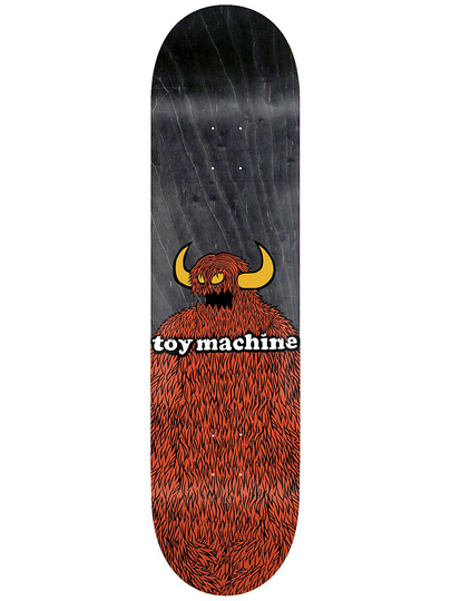 Toy Machine Furry Monster 8.0" Skateboard Deck ruskea