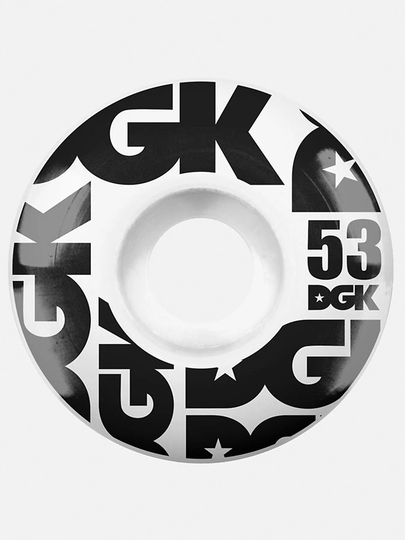 DGK Street Formula 53mm Wheels valkoinen