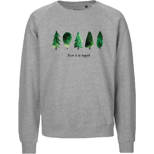 Metsä/Skogen Unisex Sweater Born To Be Hugged - Sport Grey - Unisex - XS