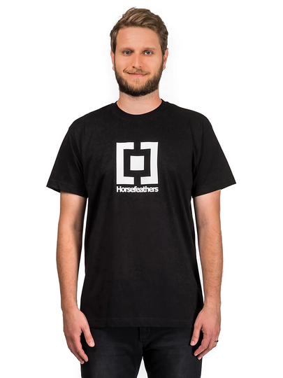 Horsefeathers Base T-Shirt musta