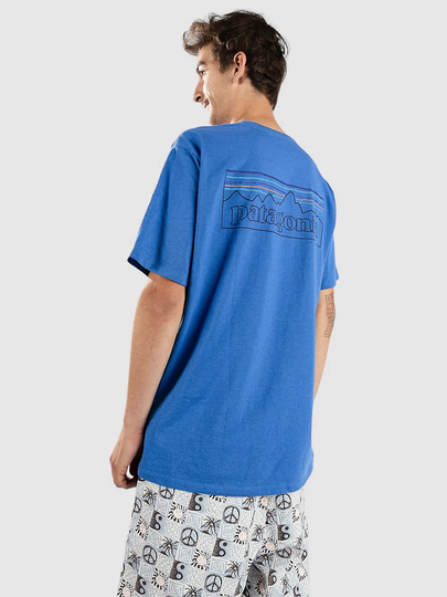 Patagonia P-6 Logo Responsibili T-paita sininen