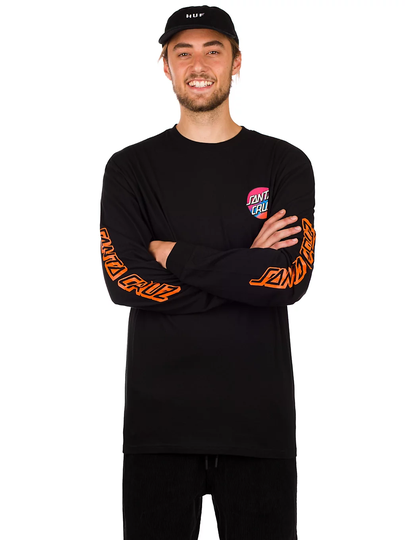 Santa Cruz BT Screaming Hand Long Sleeve T-Shirt musta