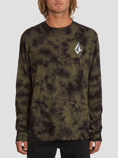 Volcom Iconic Stone Dye Long Sleeve T-Shirt ruskea