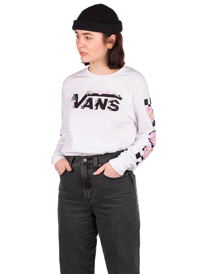Vans Troppy V Long Sleeve T-Shirt valkoinen