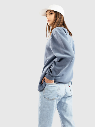 Salty Crew Stay Glassy Boyfriend Crew Sweater sininen