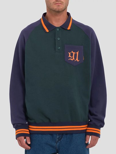 Volcom Fa Nando Von Arb Crew Half-Zip Neulepaita vihreä