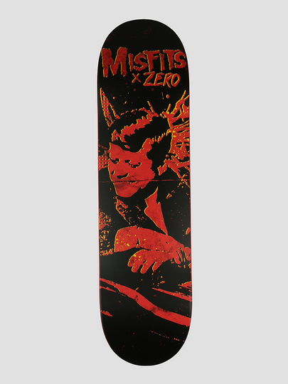 Zero X Misfits - Bullet 8.375" Skateboard Deck punainen
