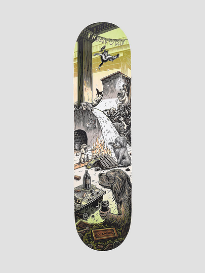 Creature Lockwood Bridge Dawgz 8.25" Skateboard Deck kuviotu
