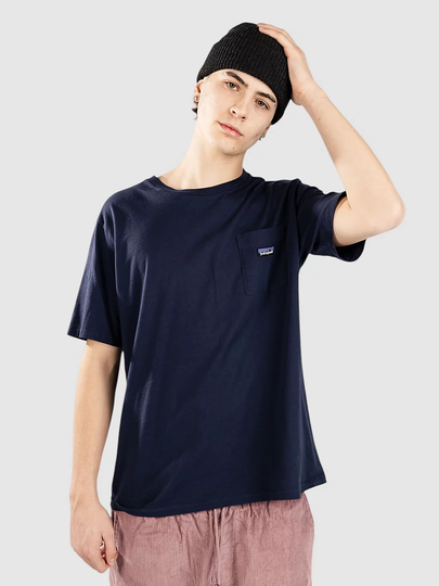 Patagonia Daily Pocket T-paita sininen