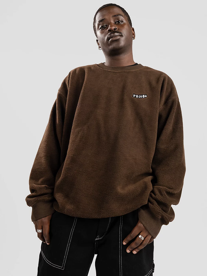 Volcom Too Koole Crew Sweater ruskea