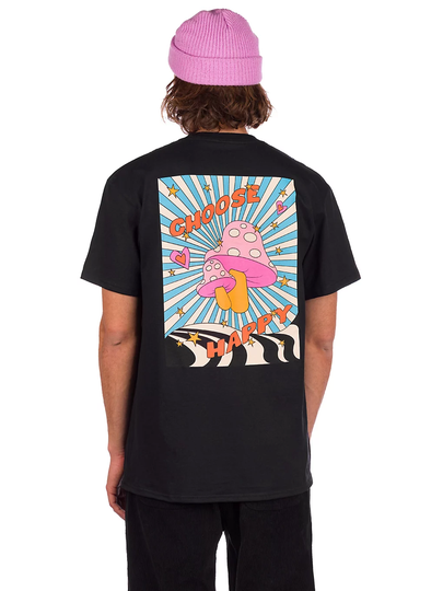 A.Lab Choose Happy T-Shirt musta