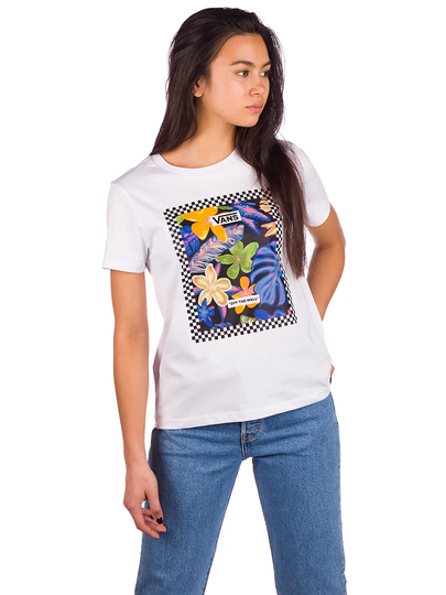 Vans Border Box Trop T-Shirt valkoinen