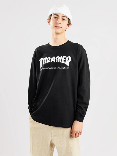Thrasher Skate-Mag Long Sleeve T-Shirt musta