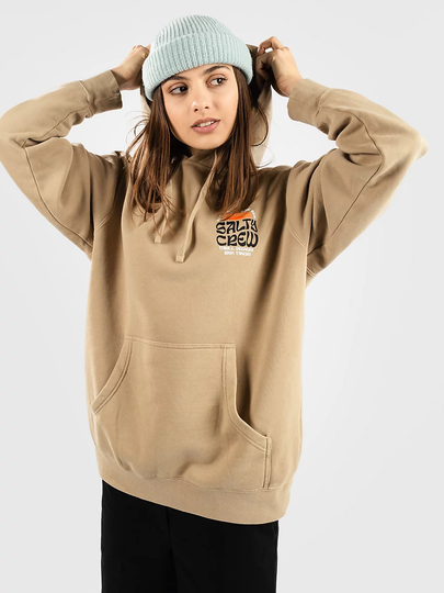 Salty Crew Sunrise Boyfriend Hoodie ruskea