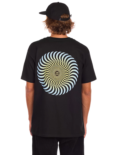 Spitfire Classic Swirl Fade T-Shirt musta