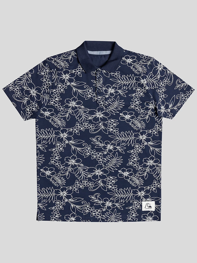 Quiksilver Floral Polo sininen