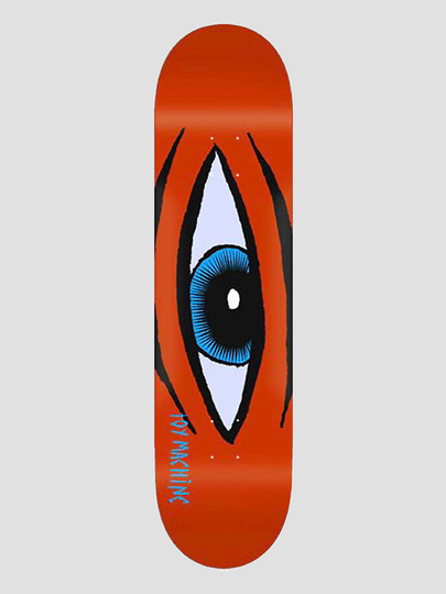 Toy Machine Sect-Eye 7.63" Skateboard Deck punainen