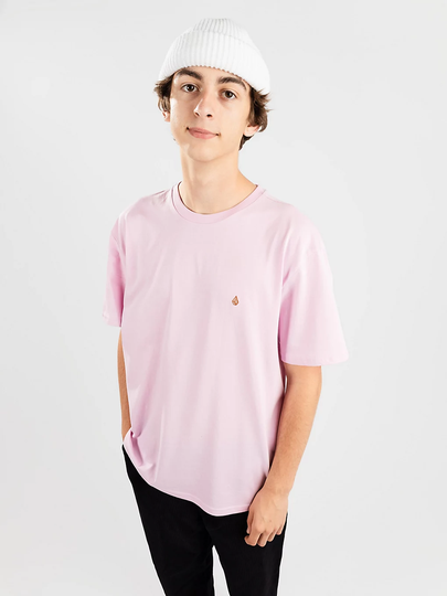 Volcom Stone Blanks Basic T-Shirt pinkki