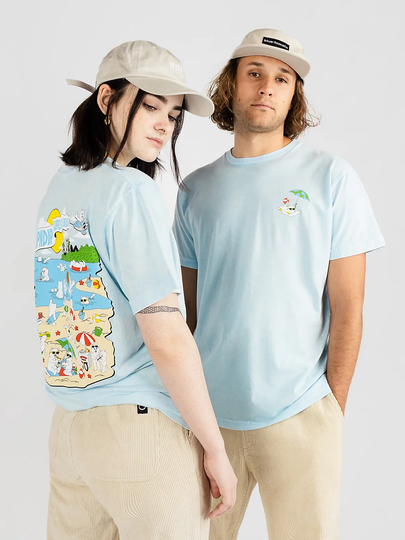 RIPNDIP Life's a Beach T-Shirt sininen