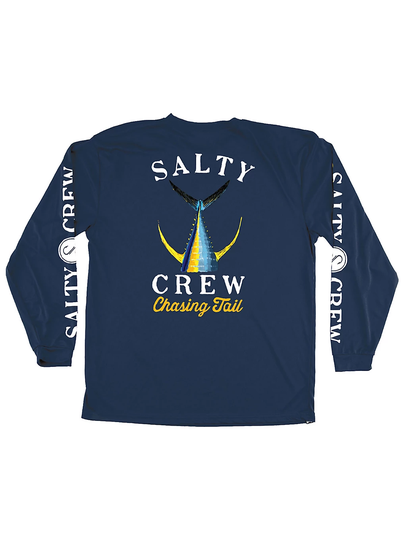 Salty Crew Tailed Rashguard Long Sleeve T-Shirt sininen
