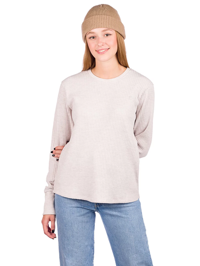 Kazane Brenda Long Sleeve T-Shirt ruskea