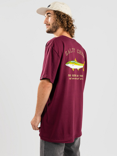 Salty Crew Mossback T-Shirt punainen