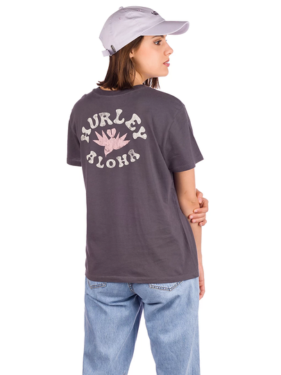 Hurley Wailer Washed Gf Crew T-Shirt harmaa