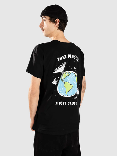A Lost Cause F%#K Plastic T-paita musta