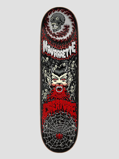 Creature Navarrette Hell Queen 8.5" Skateboard Deck musta