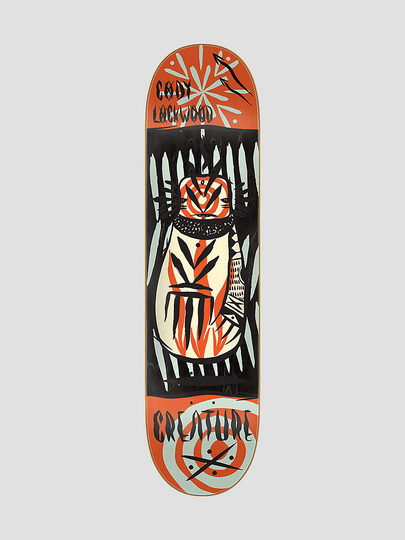 Creature Lockwood Token Powerply 8.25" Skateboard Deck musta