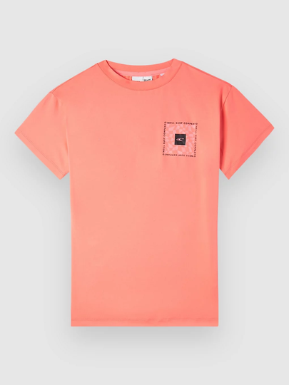 O'Neill Rutile Long Kids T-Paita pinkki