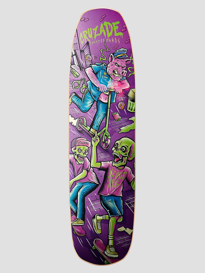 Cruzade Scootpig 8.5"X32.25" Skeittilaudan dekki kuviotu