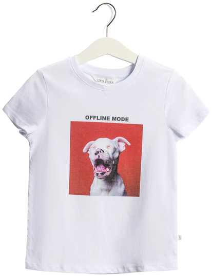 Luca & Lola Ostuni T-Paita, White 110-116