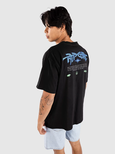 Rip Curl Raw Energy Gnarly T-paita musta