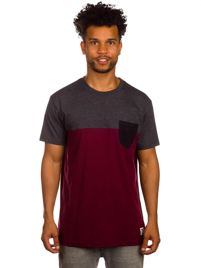 Iriedaily Block Pocket T-Shirt punainen