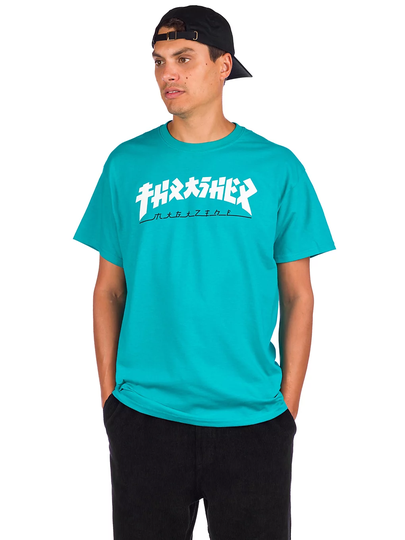 Thrasher Godzilla T-Shirt vihreä