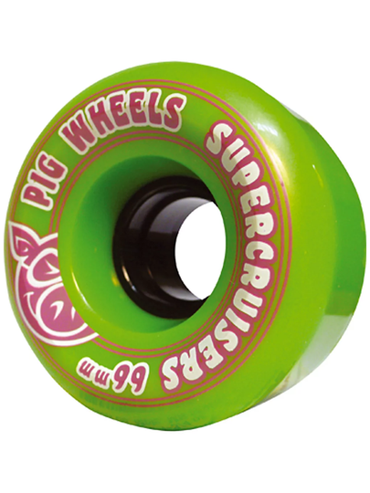 Pig Wheels Supercruisers II 85A 66mm Wheels vihreä