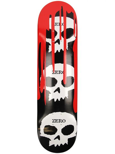Zero 3 Skull Blood 8.0" Skateboard Deck kuviotu