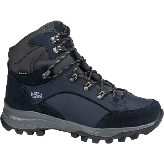 Hanwag Banks Lady Gtx - Navy/asphalt - Naiset - 3,5